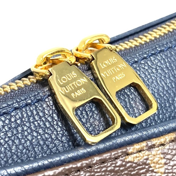 Louis Vuitton Monogram Pallas 2way Handbag Marine Brown X Navy - Picture 6 of 7